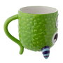 PUCKATOR Tasse 3D Monstre Monstarz Vert 550ml en Céramique, Non Lavable au Lave-Vaisselle et Micro-Ondes