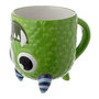 PUCKATOR Tasse 3D Monstre Monstarz Vert 550ml en Céramique, Non Lavable au Lave-Vaisselle et Micro-Ondes