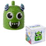 PUCKATOR Tasse 3D Monstre Monstarz Vert 550ml en Céramique, Non Lavable au Lave-Vaisselle et Micro-Ondes