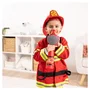 Melissa & Doug Coffret Déguisement Pompier pour Enfant 3-6 Ans avec Casque, Veste et Accessoires Fonctionnels (6 Pièces) - Matériaux Qualité et Durable