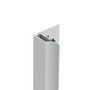 ALK Ensemble de 2 profilés de tirage Ateneo 2,75m pour portes d'armoire - Option finitions: argent mat, blanc mat, noir - Aluminium