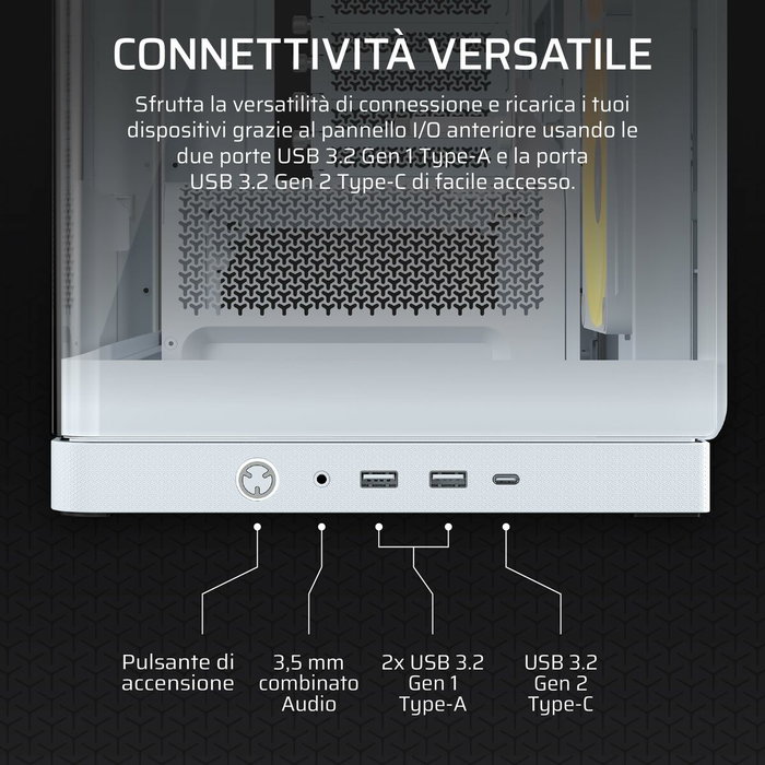Corsair FRAME 4500X LX-R RGB Blanc