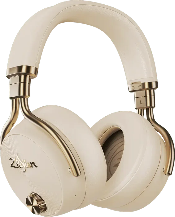 Zildjian ALCHEM-E Casque Audio Bluetooth sans Fil avec Réduction de Bruit Active, 45h Autonomie, Crème