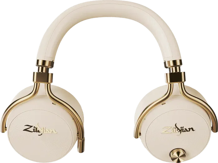 Zildjian ALCHEM-E Casque Audio Bluetooth sans Fil avec Réduction de Bruit Active, 45h Autonomie, Crème