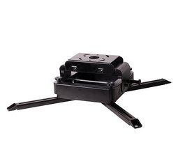 B-Tech BT893 Support de Plafond pour Projecteur Lourd avec Micro-Ajustement, Capacité 70 kg, Inclinaison +20°/-10°, Noir