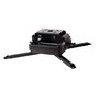 B-Tech BT893 Support de Plafond pour Projecteur Lourd avec Micro-Ajustement, Capacité 70 kg, Inclinaison +20°/-10°, Noir