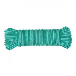 DUVER Cordon de tendage bicolore vert et aquamarine 15 m