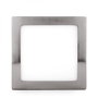 Plafonnier LED carré 12W 1200 lm 6000K nickel satiné