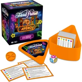 Winning Moves - Trivial Pursuit Voyage Apéro Vol.2 - Jeu de Société avec 600 Questions - Version Voyage - À partir de 16 ans - 2 Joueurs min.
