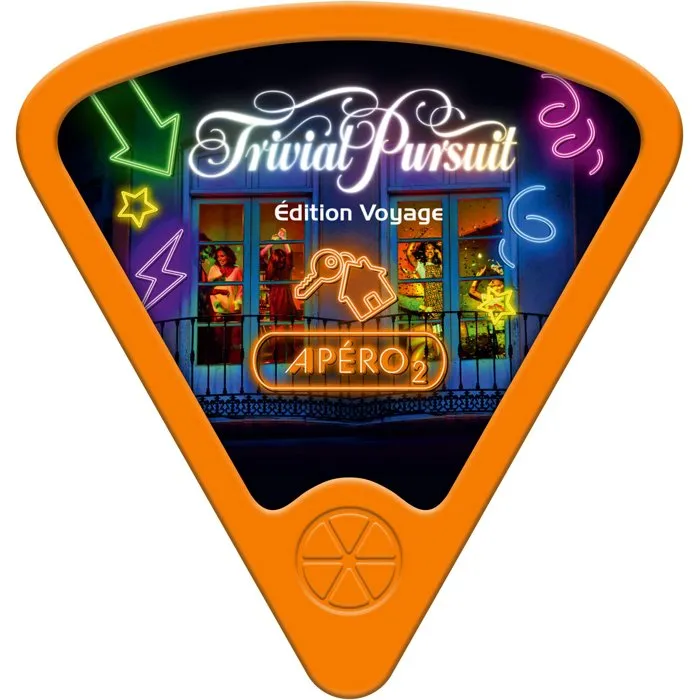 Winning Moves - Trivial Pursuit Voyage Apéro Vol.2 - Jeu de Société avec 600 Questions - Version Voyage - À partir de 16 ans - 2 Joueurs min.