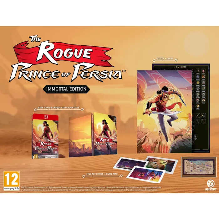 Just For Games The Rogue Prince of Persia - Immortal Edition - Jeu d'action-aventure et plateforme pour Nintendo Switch 2