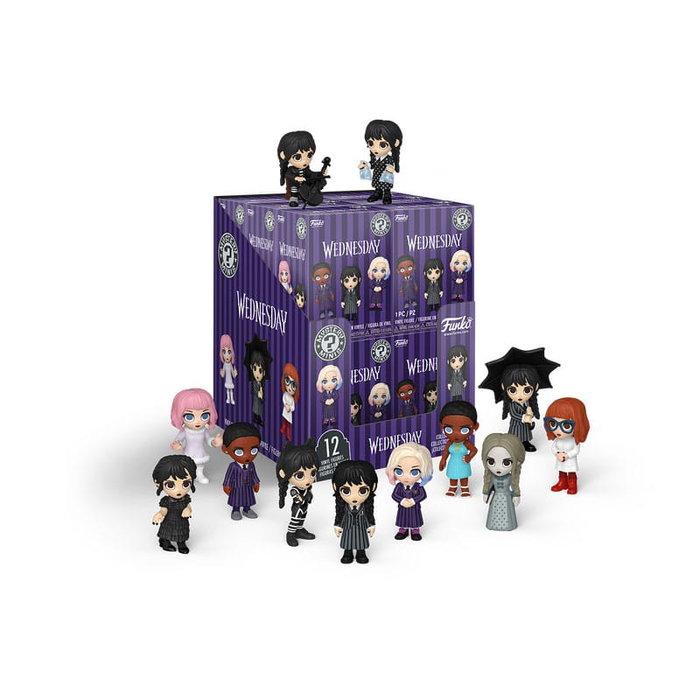 Wednesday présentoir Mystery Minis figurines PDQ 5 cm (12) Wednesday présentoir Mystery Minis figurines PDQ 5 cm (12)