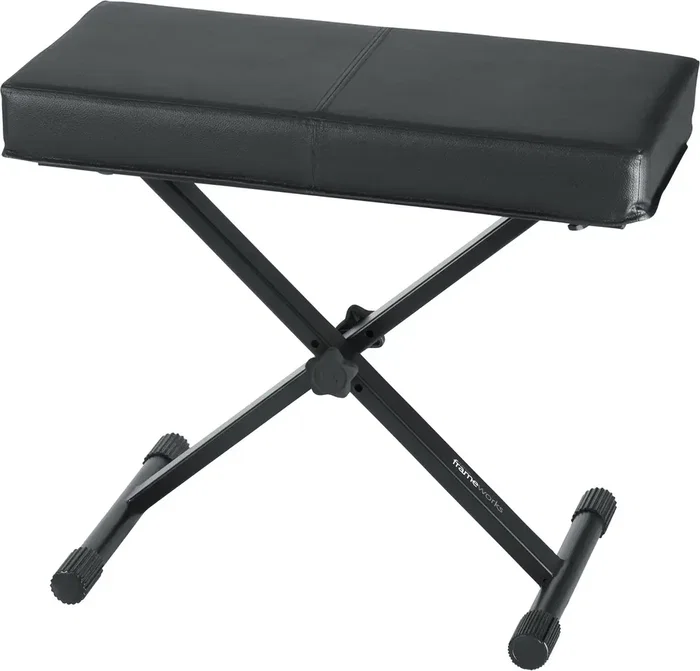 FRAMEWORKS Banquette Standard pour Clavier Noire avec Siège Deluxe FRAMEWORKS Banquette Standard pour Clavier Noire avec Siège Deluxe