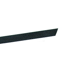 DUVER Fleje de plástico negro, 16 mm, 1.100 m