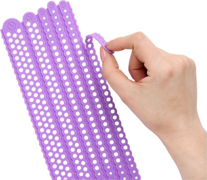 Bizak - Set de 12 bracelets parfumés Jelly Bands à décorer - Assortiment