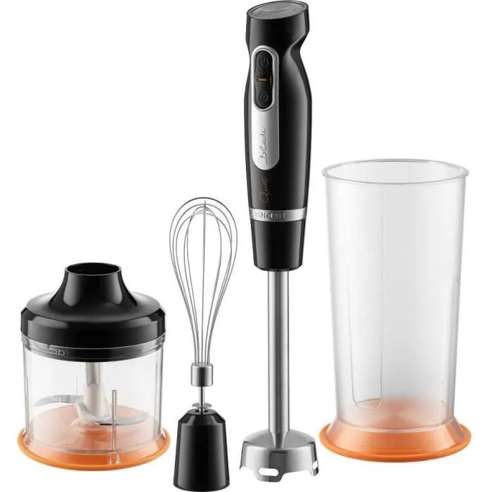 Sencor SHB 4379BK - Blender 800 W avec hachoir, fouet et broyeur à glace - Noir Sencor SHB 4379BK - Blender 800 W avec hachoir, fouet et broyeur à glace - Noir