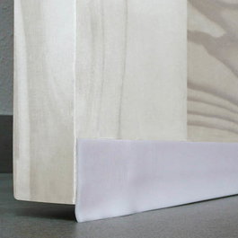 Burcasa Burlete sous porte en PVC expansé blanc, 1m