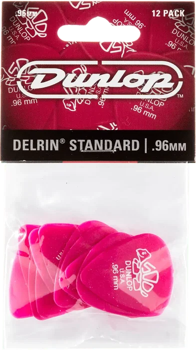 Dunlop Pack 12 Púas Delrin 500 - 0,96 mm