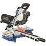 Scheppach HM81LXU Scie à onglet radiale électrique 216 mm 2000 W avec moteur puissant, laser, LED et 2 extensions d'appui