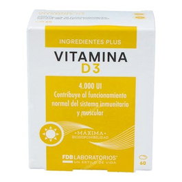 FDB Vitamina D3 4000UI 60 perlas