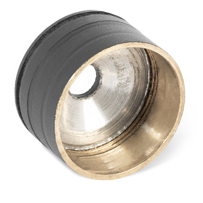 HERRAJES ALK Support latéral pour tube rond noir Ø16 mm