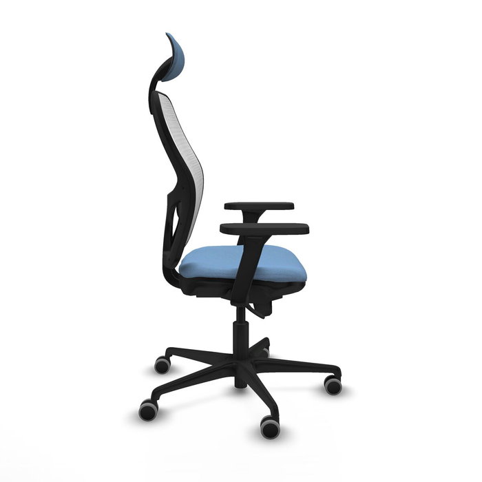 Piqueras y Crespo 3D036G1 Chaise de Bureau avec Appui-tête Bleu ciel