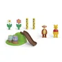 Playmobil 71694 - Set Junior Winnie l'Ourson et Tigrou avec Jardin d'Abeilles, Jouet Disney pour Enfants dès 12 Mois