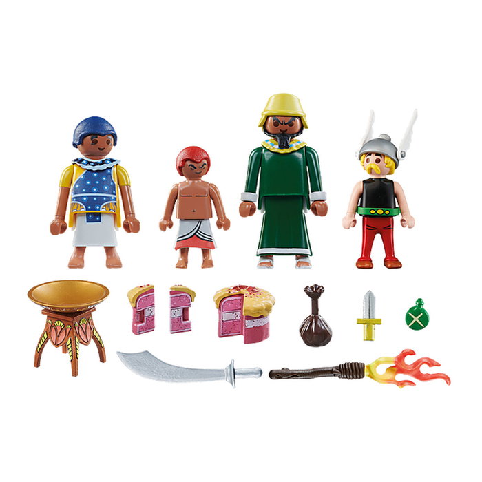 Playmobil Astérix Amonbofis et le gâteau empoisonné, 24 pièces