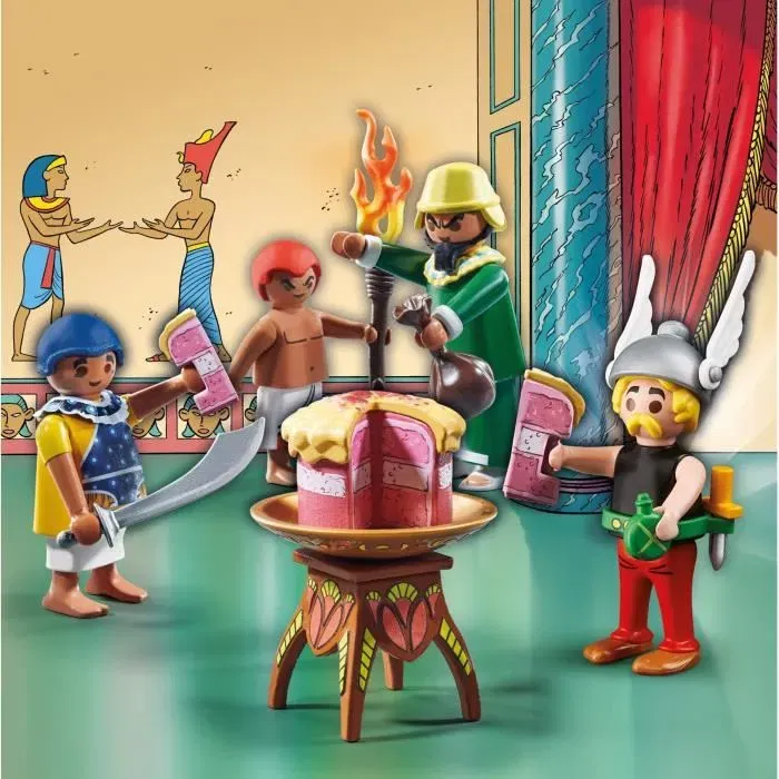 Playmobil 71269 - Jeu de Construction Astérix, Amonbofis et le Gâteau Empoisonné - 24 Pièces - À Partir de 5 Ans