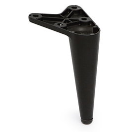 MAFOS Pata metálica Zamak Konika finition noire hauteur 100 mm