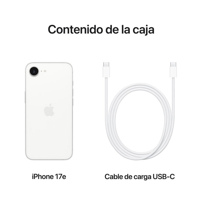 Apple iPhone 17e 256GB Blanc Smartphone 5G A19 OLED 6,1" 48MP iOS 26 Apple iPhone 17e 256GB Blanc Smartphone 5G A19 OLED 6,1" 48MP iOS 26