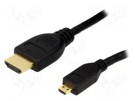 LOGILINK Câble HDMI vers micro HDMI 1,5m noir