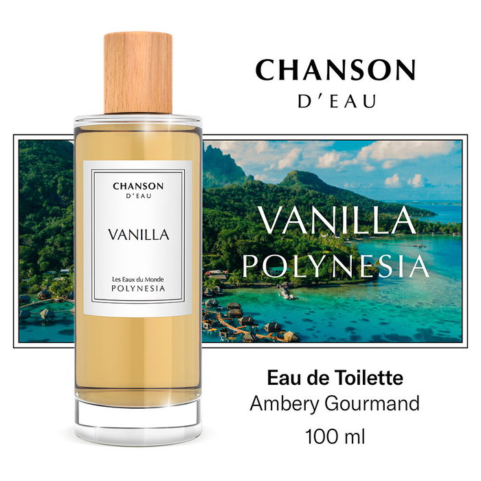 Chanson D'Eau Eau de Toilette Vanille Vaporisateur 100ml Femme Gourmand Ambré