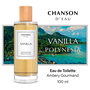 Chanson D'Eau Eau de Toilette Vanille Vaporisateur 100ml Femme Gourmand Ambré