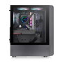 Thermaltake S200 TG ARGB Boîtier PC Gaming Moyen Tour Noir Connectique USB 3.0
