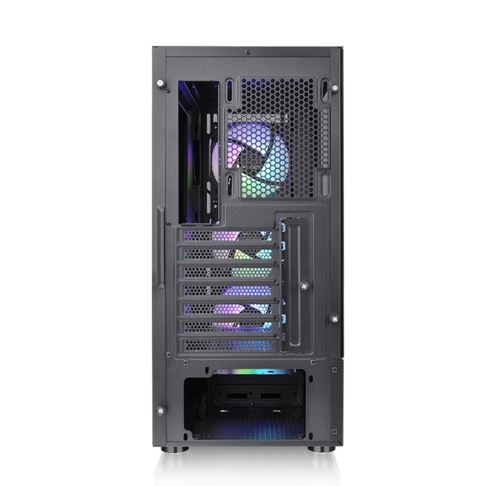 Thermaltake S200 TG ARGB Boîtier PC Gaming Moyen Tour Noir Connectique USB 3.0 Thermaltake S200 TG ARGB Boîtier PC Gaming Moyen Tour Noir Connectique USB 3.0