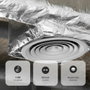 Hantums Cinta multiusos de Aluminio 50mm 10M