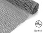 KINVARA Tapis antidérapant assorti Blanc + Gris + Noir 30x90 cm