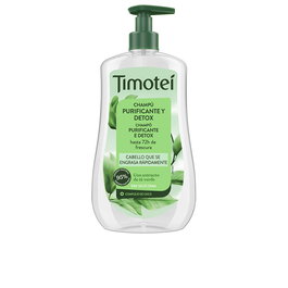 Timotei Shampoing Purifiant et Détoxifiant à l'Extrait de Thé Vert pour Cheveux Gras 600 ml
