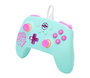 PowerA NSGP0146-01 Manette câblée améliorée officielle Nintendo Switch (OLED/Switch) avec boutons programmables, prise casque USB-C et anneaux anti-friction - Sweet Friends