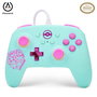 PowerA NSGP0146-01 Manette câblée améliorée officielle Nintendo Switch (OLED/Switch) avec boutons programmables, prise casque USB-C et anneaux anti-friction - Sweet Friends