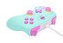 PowerA NSGP0146-01 Manette câblée améliorée officielle Nintendo Switch (OLED/Switch) avec boutons programmables, prise casque USB-C et anneaux anti-friction - Sweet Friends