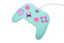 PowerA NSGP0146-01 Manette câblée améliorée officielle Nintendo Switch (OLED/Switch) avec boutons programmables, prise casque USB-C et anneaux anti-friction - Sweet Friends