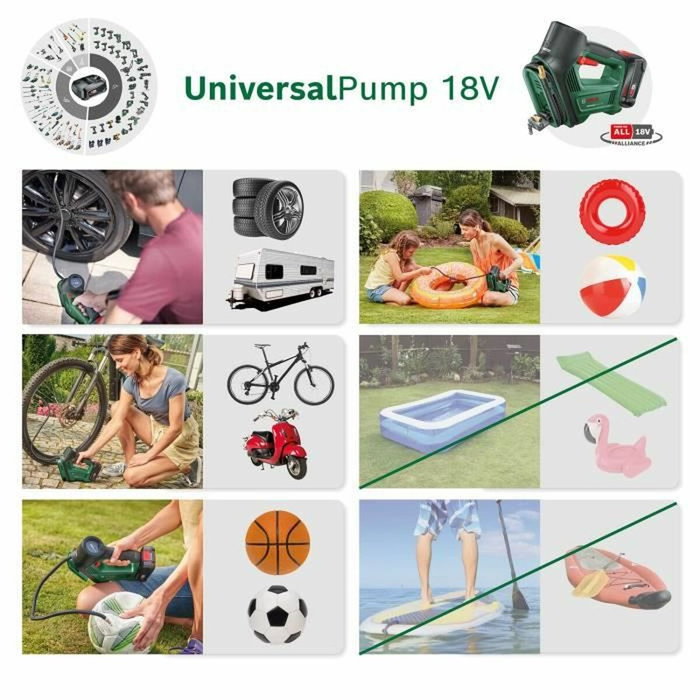 Bosch UniversalPump 18V Compresseur d'air sans-fil
