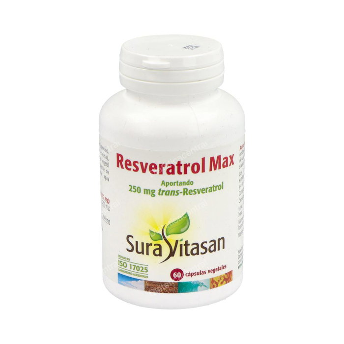 SURA VITASAN Resvératrol Max 500mg 60 capsules SURA VITASAN Resvératrol Max 500mg 60 capsules