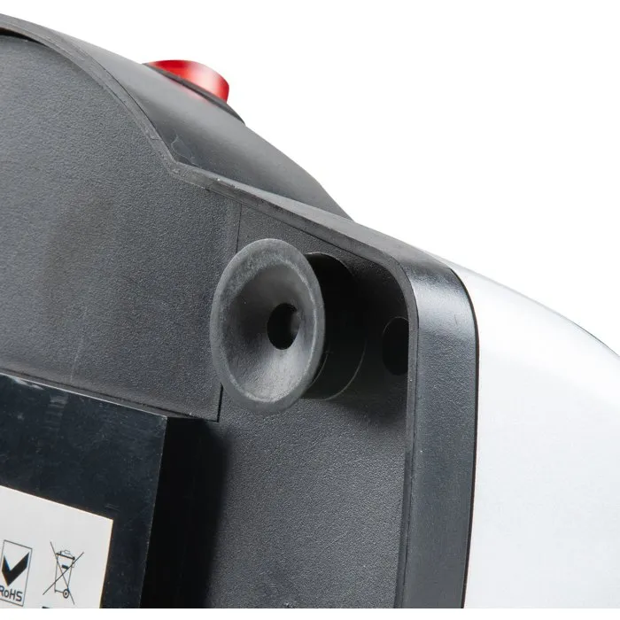 Domo Aiguiseur de couteaux électrique 40 W à 2 meules (meulage et polissage) avec guide lame intégré, gris et noir