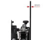 B-Tech Adaptateur Bras Interface BT7565 - Extension Support VESA de 400 à 800 - Compatible avec BT8310, BT8311, System X