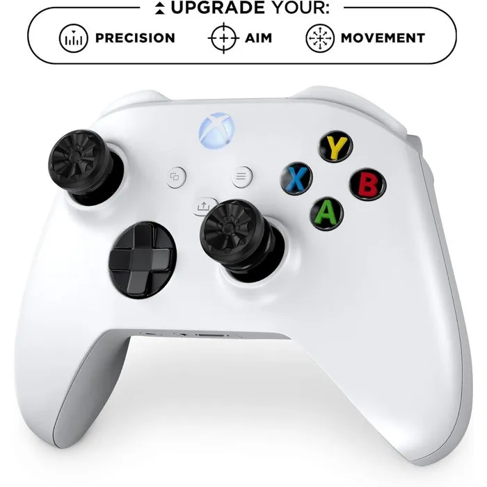 Steelseries KontrolFreek Pack de 2 Thumbsticks FPS Galaxy pour Manette Xbox - Améliore Précision et Confort - Noir