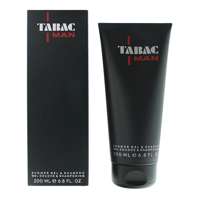 Tabac Gel douche & shampooing 2 en 1 pour Homme, 200 ml Tabac Gel douche & shampooing 2 en 1 pour Homme, 200 ml