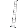 Fieldmann FZZ 4107 Échelle polyvalente articulée, longueur max 3,6 m, capacité 150 kg, pour travaux domestiques et artisans